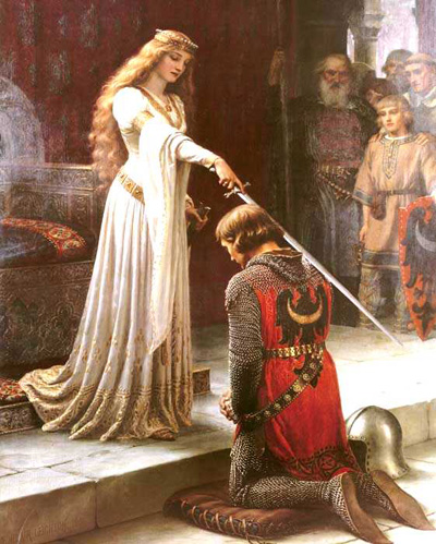 The Accolade by Edmund Leighton